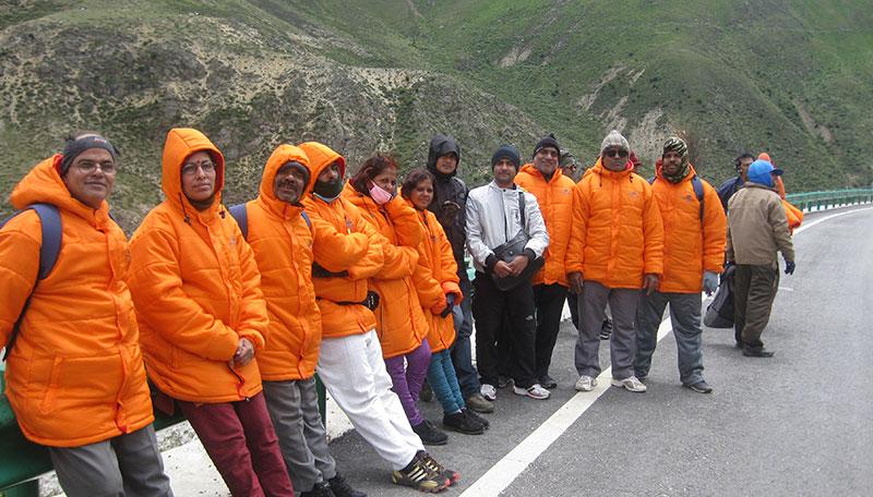 Group Photo at Mount Kailash Mansarovar Yatra